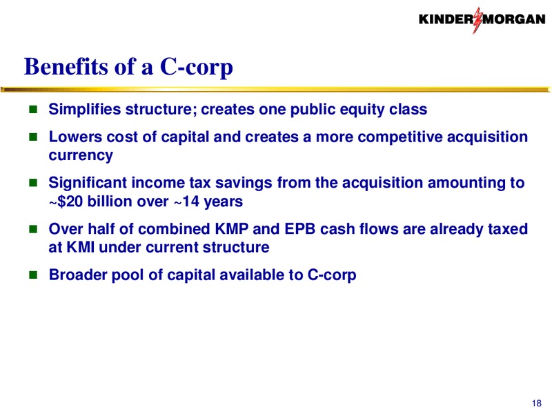 BARCLAYS CEO ENERGY POWER CONFERENCE – KINDER MORGAN ENERGY PARTNERS, L.P. – slide 17