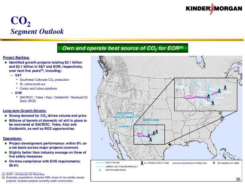KMI to Acquire KMP KMR and EPB – KINDER MORGAN ENERGY PARTNERS, L.P. – slide 35