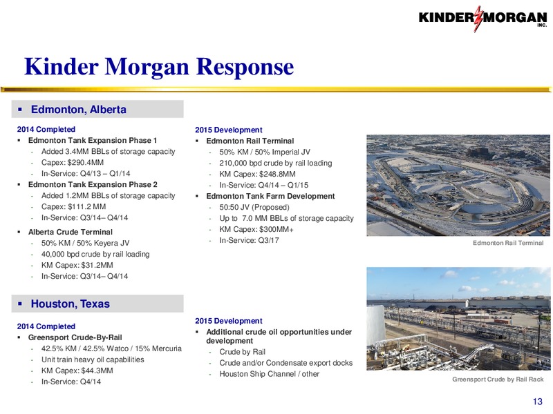 Terminals – KINDER MORGAN ENERGY PARTNERS, L.P. – slide 13
