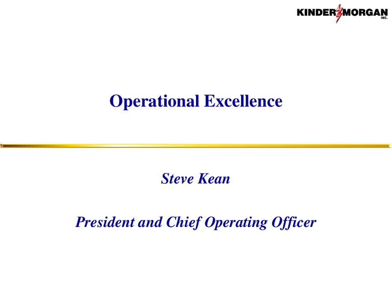 Investor Presentation – Kinder Morgan, Inc. – slide 21