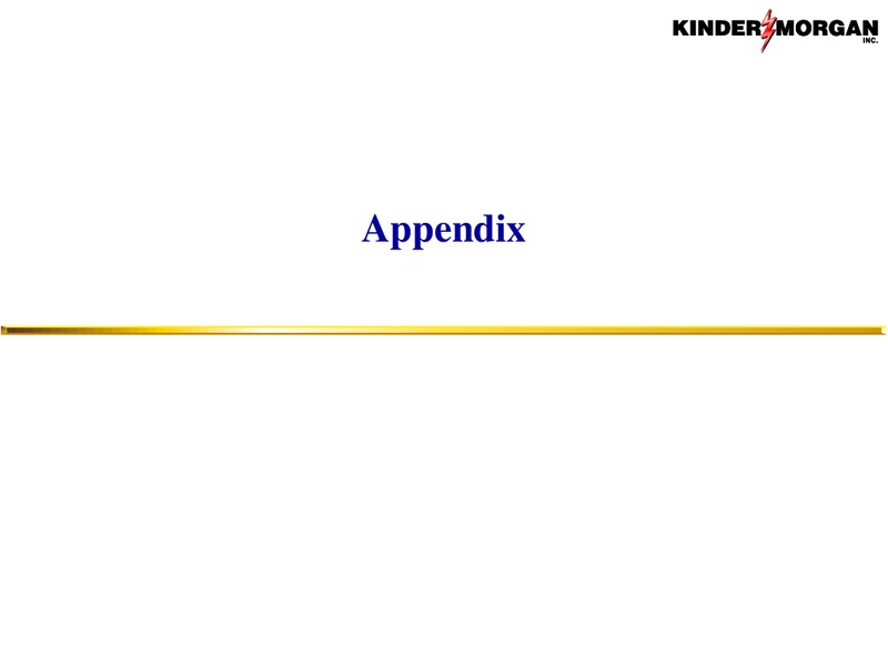 INVESTOR PRESENTATION – Kinder Morgan, Inc. – slide 17