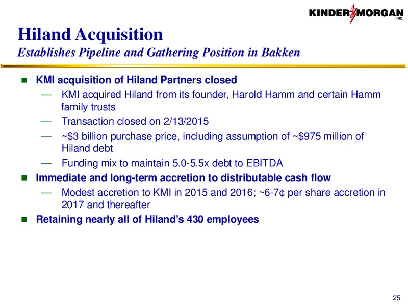 INVESTOR PRESENTATION – Kinder Morgan, Inc. – slide 24
