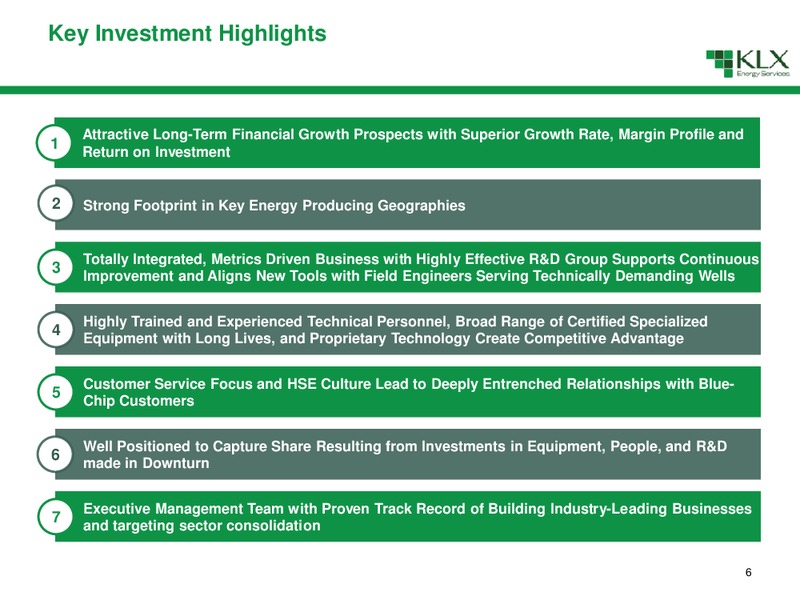 Non Deal Road Show – KLX Energy Services – slide 7