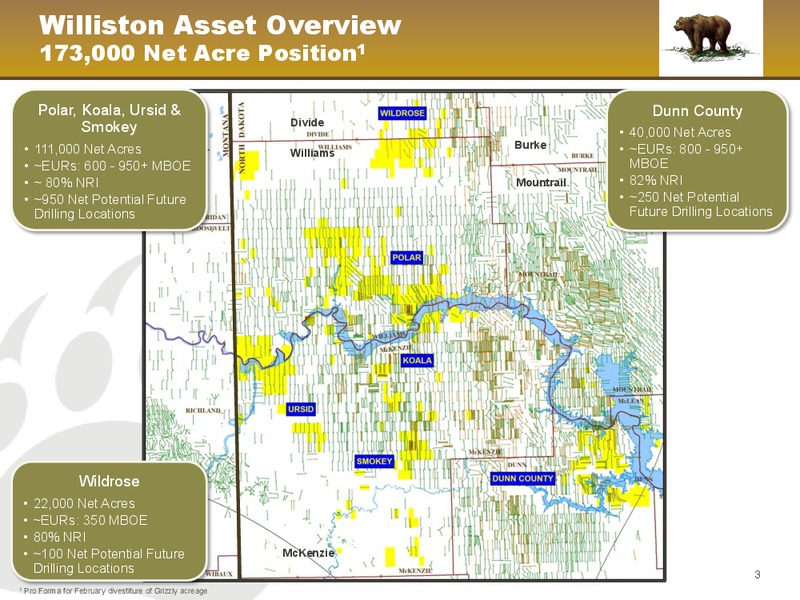 February 2014 Investor presentation – Kodiak Oil & Gas Corp. – slide 3