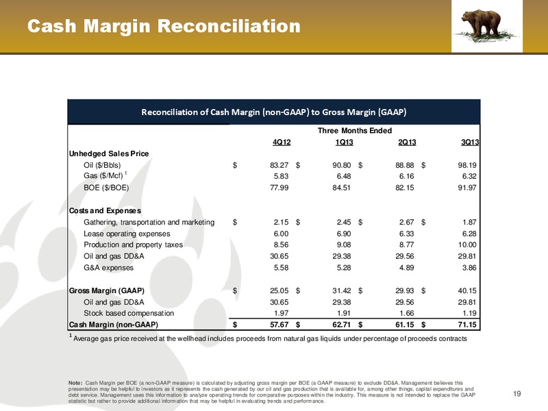 January 2014 Corporate Presentation – Kodiak Oil & Gas Corp. – slide 19