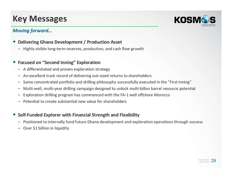 Annual Energy Conference Howard Weil – Kosmos Energy – slide 28