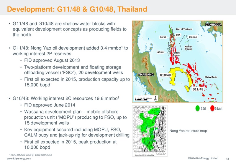 CORPORATE PRESENTATION – Krisenergy Ltd. – slide 13