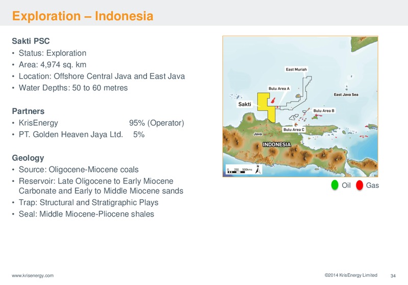 CORPORATE PRESENTATION – Krisenergy Ltd. – slide 34