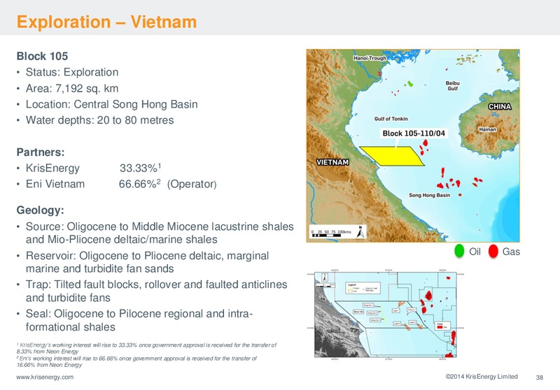 CORPORATE PRESENTATION – Krisenergy Ltd. – slide 38