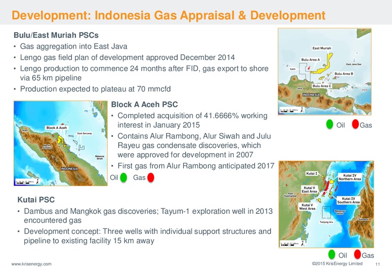 Credit Suisse Oil & Gas Conference – Krisenergy Ltd. – slide 11