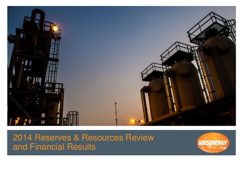 SHAREHOLDERS FORUM – Krisenergy Ltd. – slide 2
