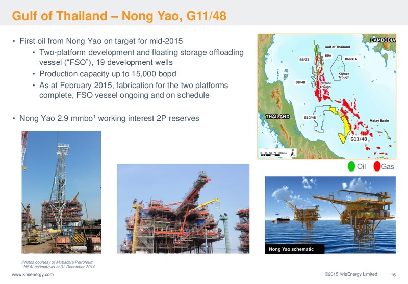 SHAREHOLDERS FORUM – Krisenergy Ltd. – slide 16