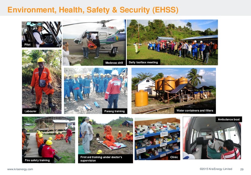 SHAREHOLDERS FORUM – Krisenergy Ltd. – slide 29