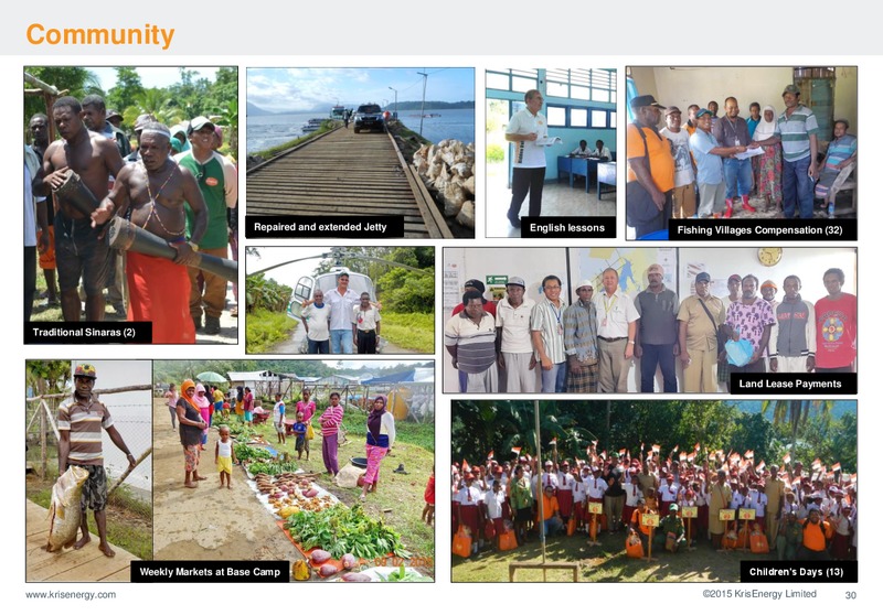 SHAREHOLDERS FORUM – Krisenergy Ltd. – slide 30