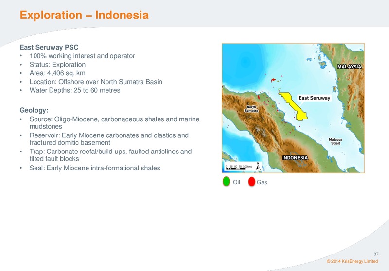 CORPORATE PRESENTATION – Krisenergy Ltd. – slide 36