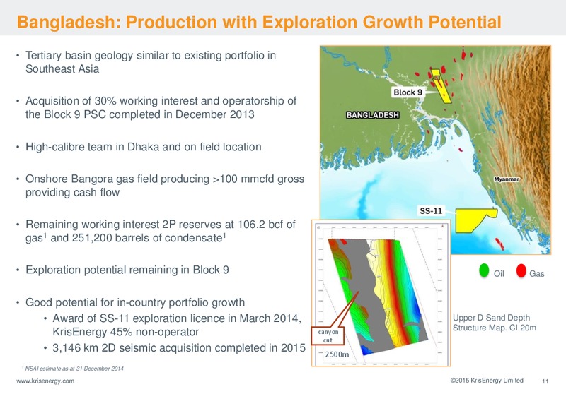 INVESTOR PRESENTATION – Krisenergy Ltd. – slide 11