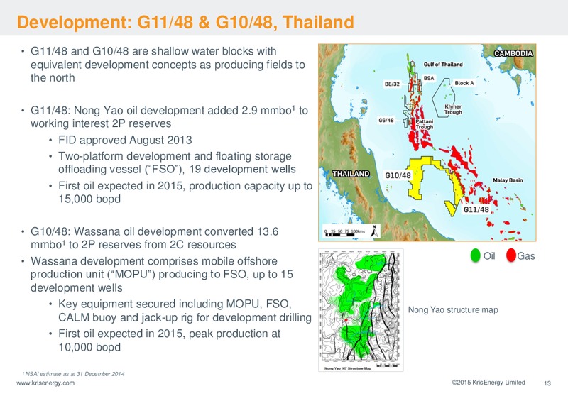 INVESTOR PRESENTATION – Krisenergy Ltd. – slide 13