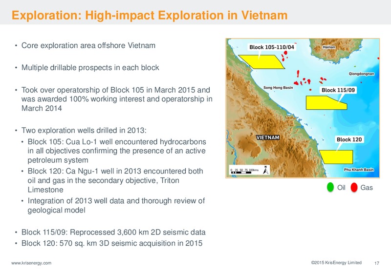 INVESTOR PRESENTATION – Krisenergy Ltd. – slide 17