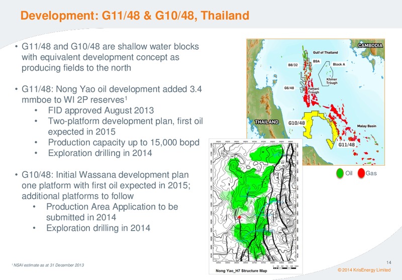 APRIL 2014 CORPORATE PRESENTATION – Krisenergy Ltd. – slide 14