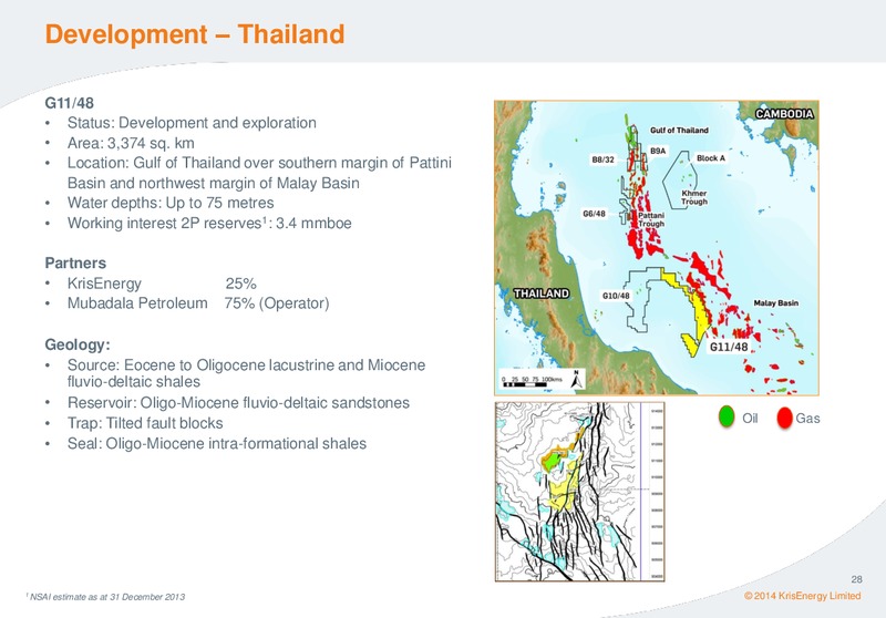 APRIL 2014 CORPORATE PRESENTATION – Krisenergy Ltd. – slide 28