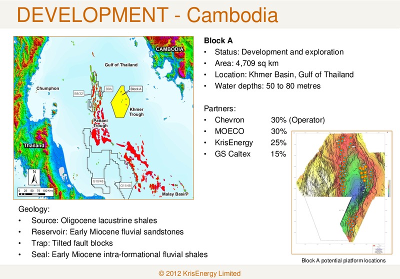 APRIL 2012 CORPORATE PRESENTATION – Krisenergy Ltd. – slide 12