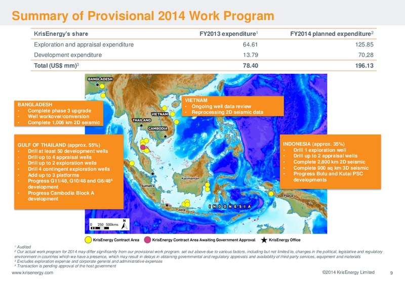 Corporate Presentation – Krisenergy Ltd. – slide 9