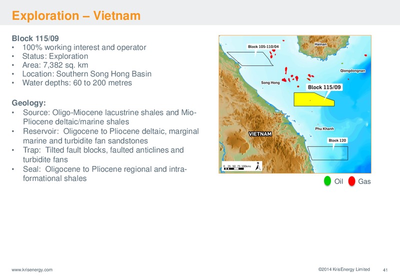 Corporate Presentation – Krisenergy Ltd. – slide 41