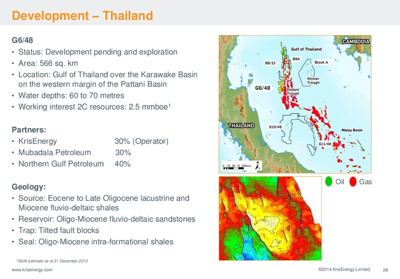 Corporate Presentation – Krisenergy Ltd. – slide 28
