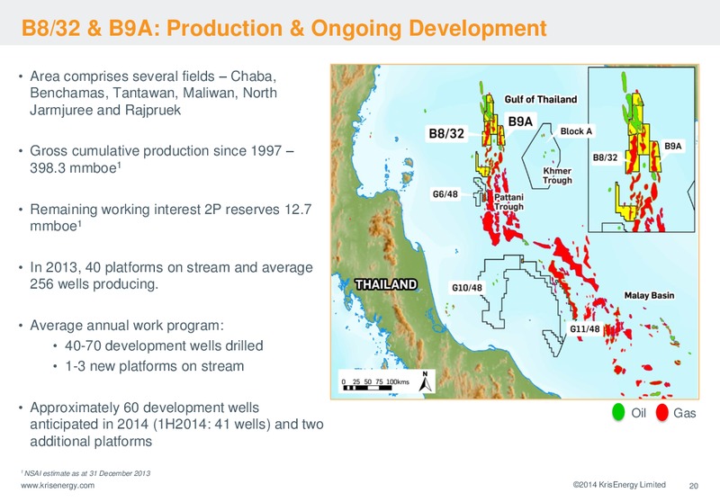 First Half 2014 Financial & Operational Update – Krisenergy Ltd. – slide 20
