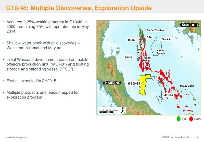 First Half 2014 Financial & Operational Update – Krisenergy Ltd. – slide 24