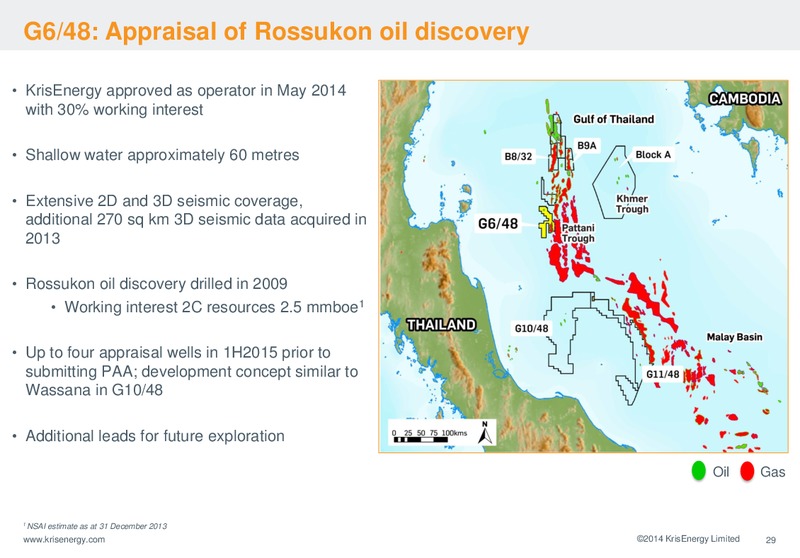 First Half 2014 Financial & Operational Update – Krisenergy Ltd. – slide 29