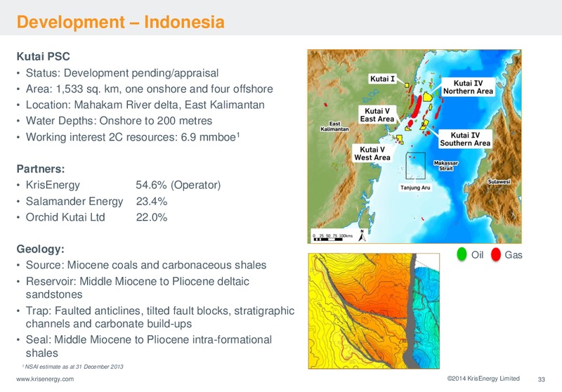Corporate Presentation – Krisenergy Ltd. – slide 33