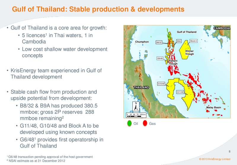 CANACCORD GENUITY GLOBAL RESOURCES CONFERENCE – Krisenergy Ltd. – slide 7
