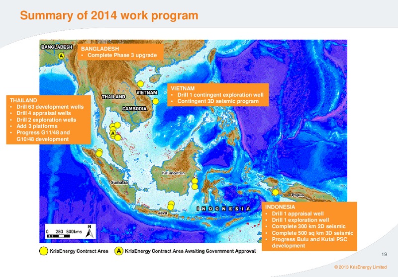 DECEMBER 2013  CORPORATE PRESENTATION – Krisenergy Ltd. – slide 18