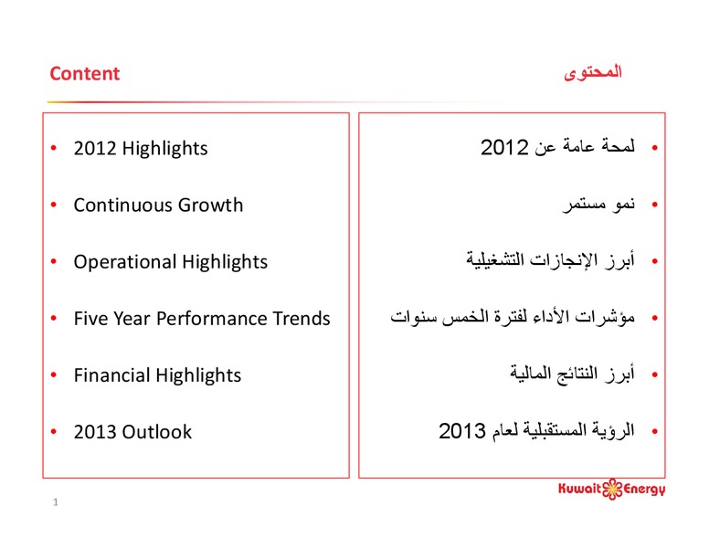ANNUAL GENERAL MEETING – Kuwait Energy – slide 2
