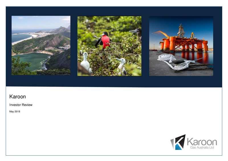 May 2018 Investor Review – Karoon Gas Australia Ltd – slide 1