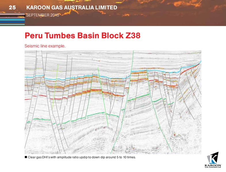 SEPTEMBER 2010 INVESTOR PRESENTATION – Karoon Gas Australia Ltd – slide 25