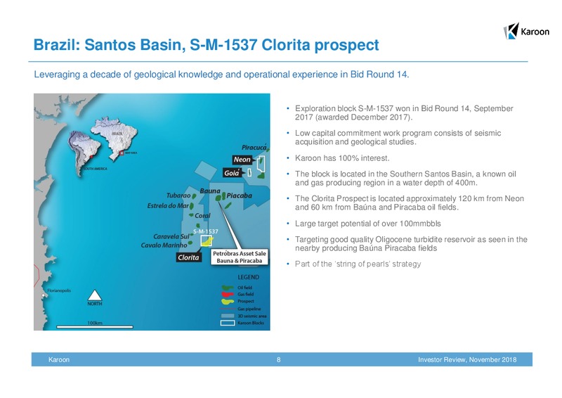 Investor Presentation – Karoon Gas Australia Ltd – slide 8