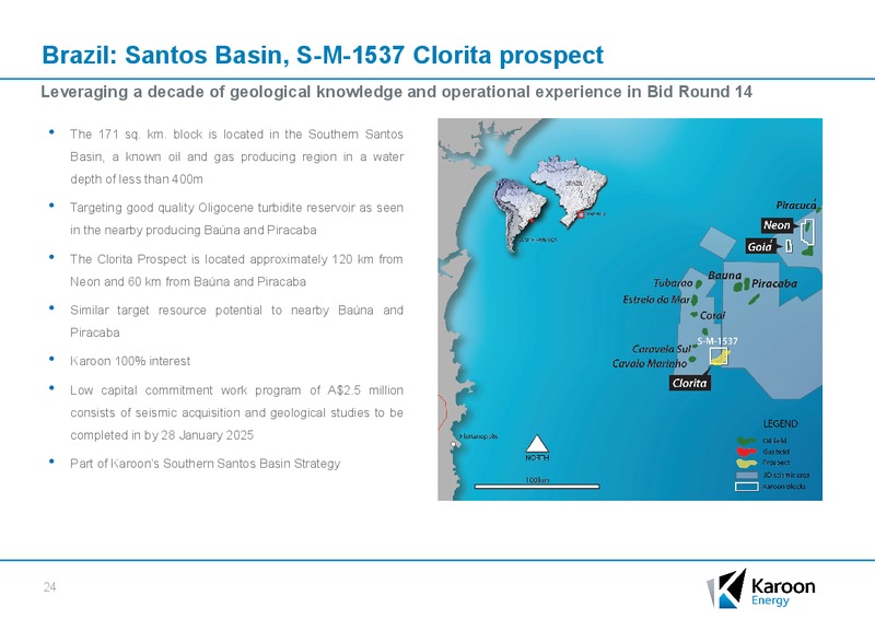 South America Update – Karoon Gas Australia Ltd – slide 24