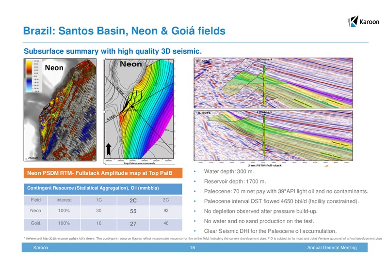 Annual General Meeting – Karoon Gas Australia Ltd – slide 16