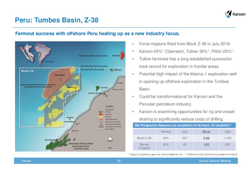 Annual General Meeting – Karoon Gas Australia Ltd – slide 20
