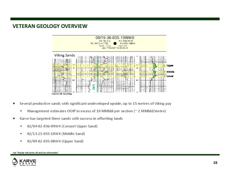 July 2017 Corporate Presentation – Karve Energy Inc – slide 27
