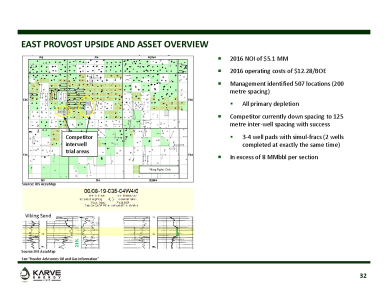 July 2017 Corporate Presentation – Karve Energy Inc – slide 31