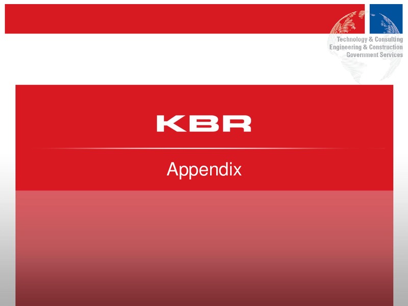 September 2015 Investor Presentation – Kbr, Inc. – slide 21