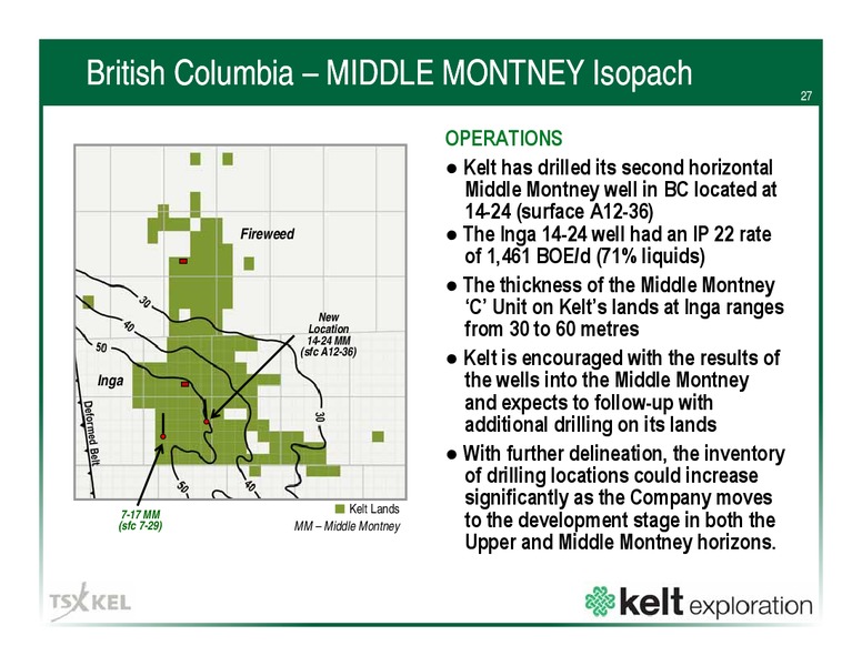 January 2017 Corporate Presentation – Kelt Exploration Ltd. – slide 28