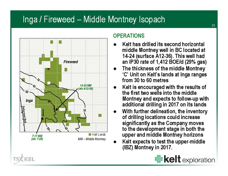 January 2017 Corporate Presentation – Kelt Exploration Ltd. – slide 25
