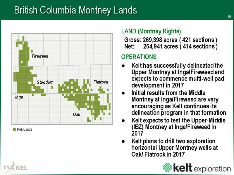 June 2017 Corporate Presentation – Kelt Exploration Ltd. – slide 19