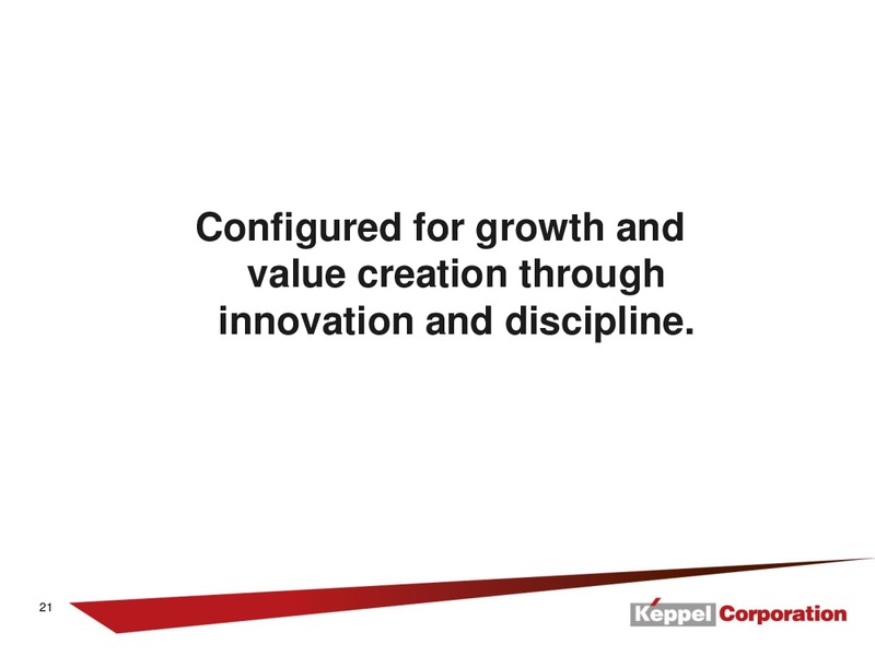 First Quater Financial Results – Keppel Corporation Limited – slide 21