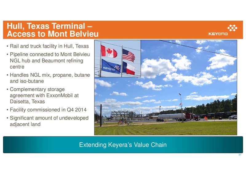 May 2015 Corporate Presentation – Keyera Corp. – slide 30