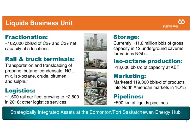 JUNE 2015 INVESTOR PRESENTATION – Keyera Corp. – slide 20